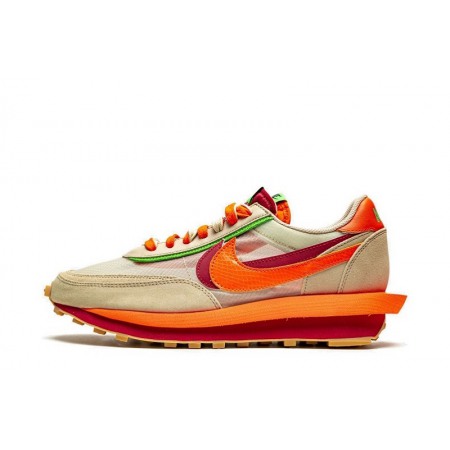 Clot x Sacai x Nike LDWaffle "Orange Blaze" DH1347-100